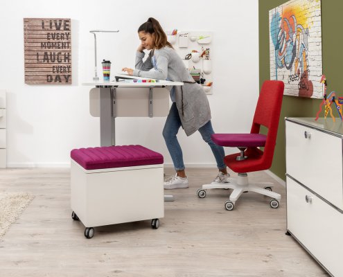 Stand Sit Workstation For The Children S Room And Youth Room